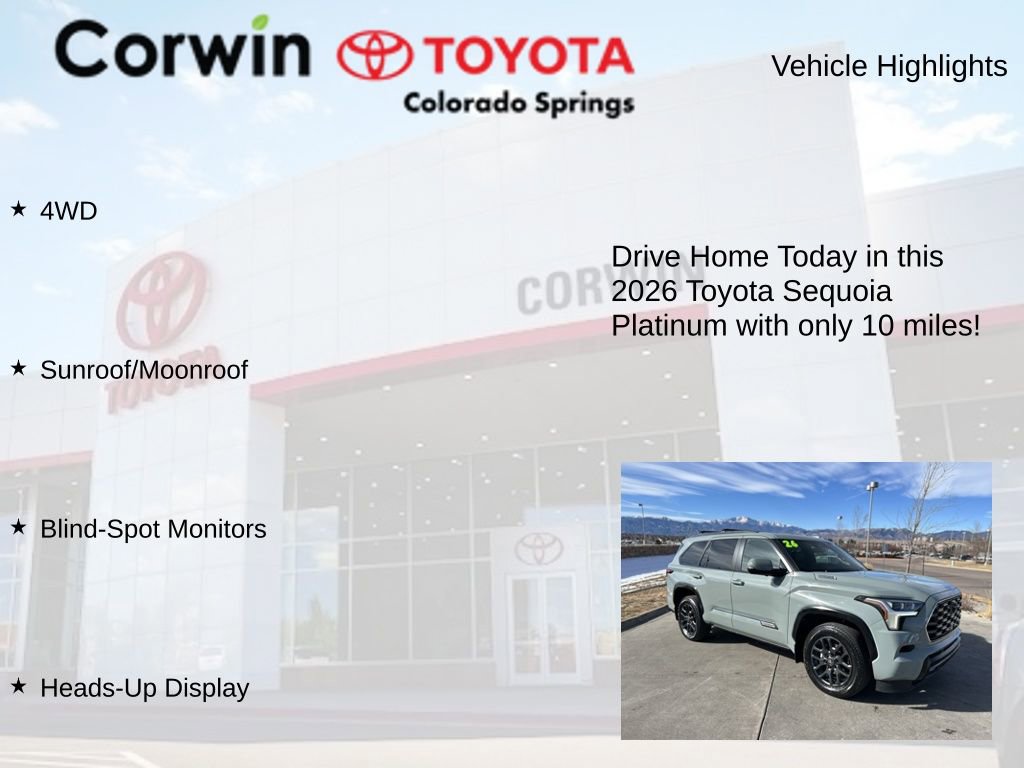 Used 2026 Toyota Sequoia Platinum image 8
