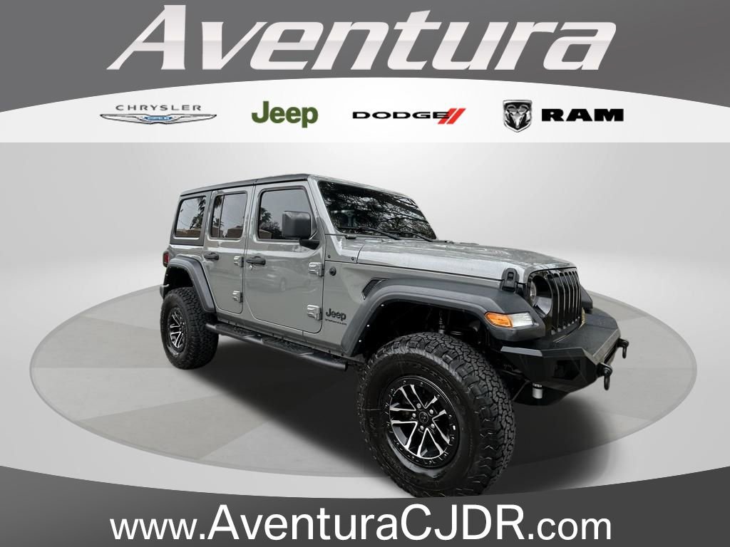 Certified 2023 Jeep Wrangler Unlimited Sport AWD/4WD image 1