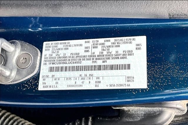 Used 2020 Ford Escape SEL AWD/4WD image 35