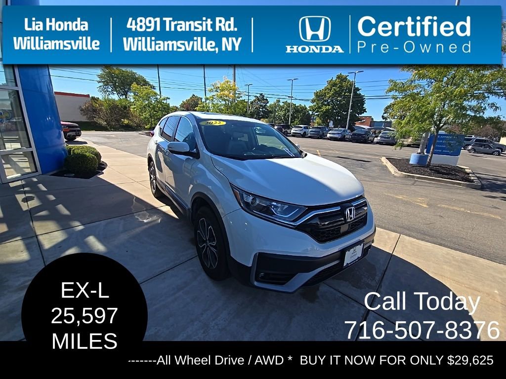 Certified 2022 Honda CR-V EX-L