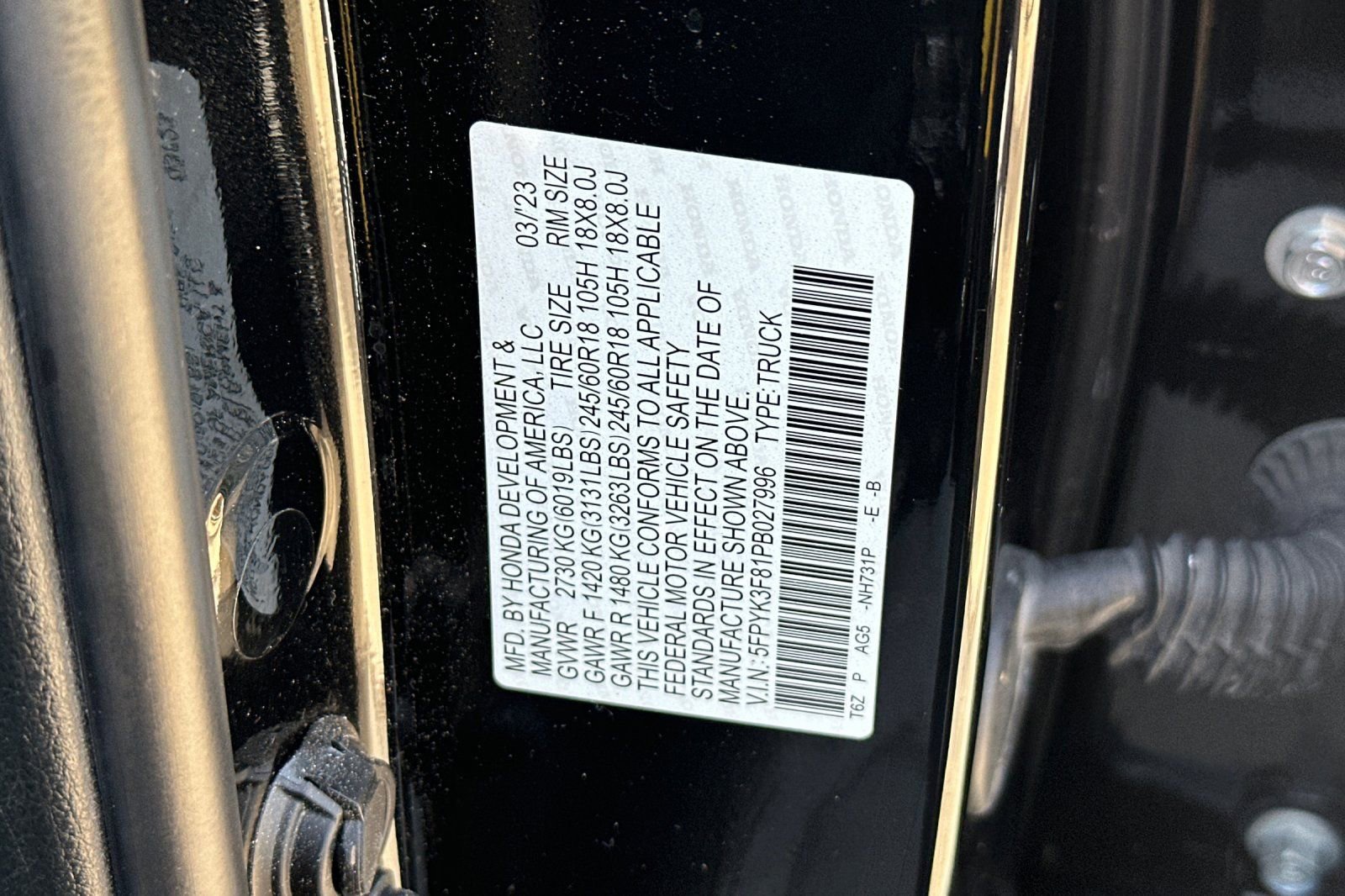 Used 2023 Honda Ridgeline Black Edition image 28