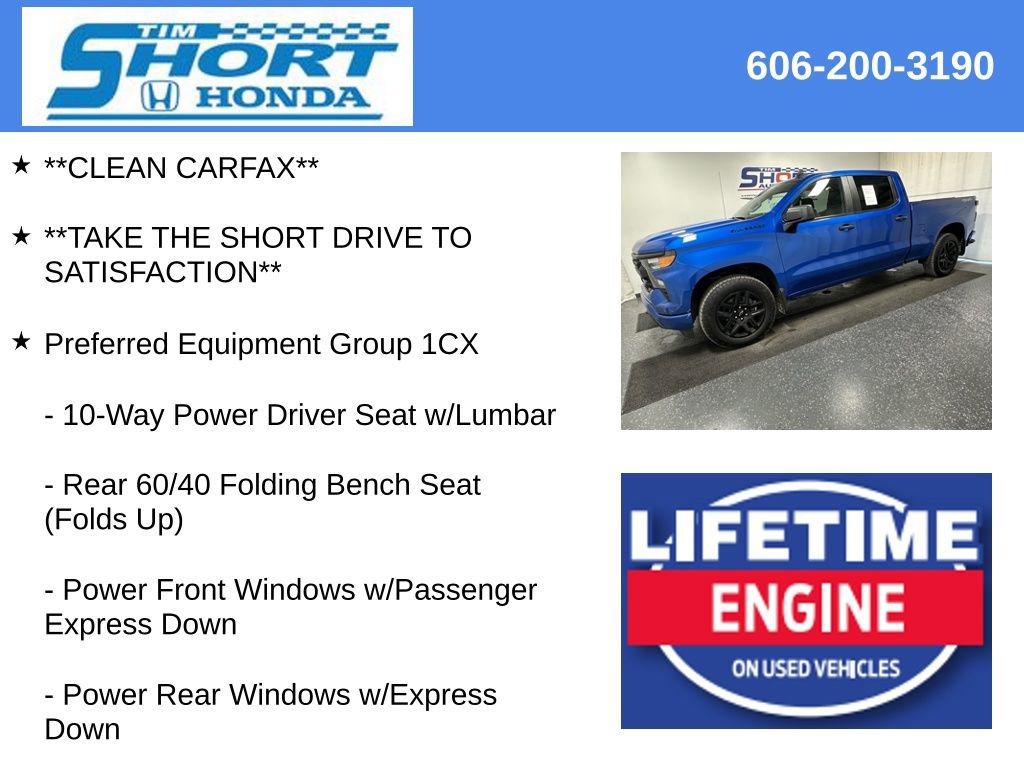 Used 2023 Chevrolet Silverado 1500 Custom image 4