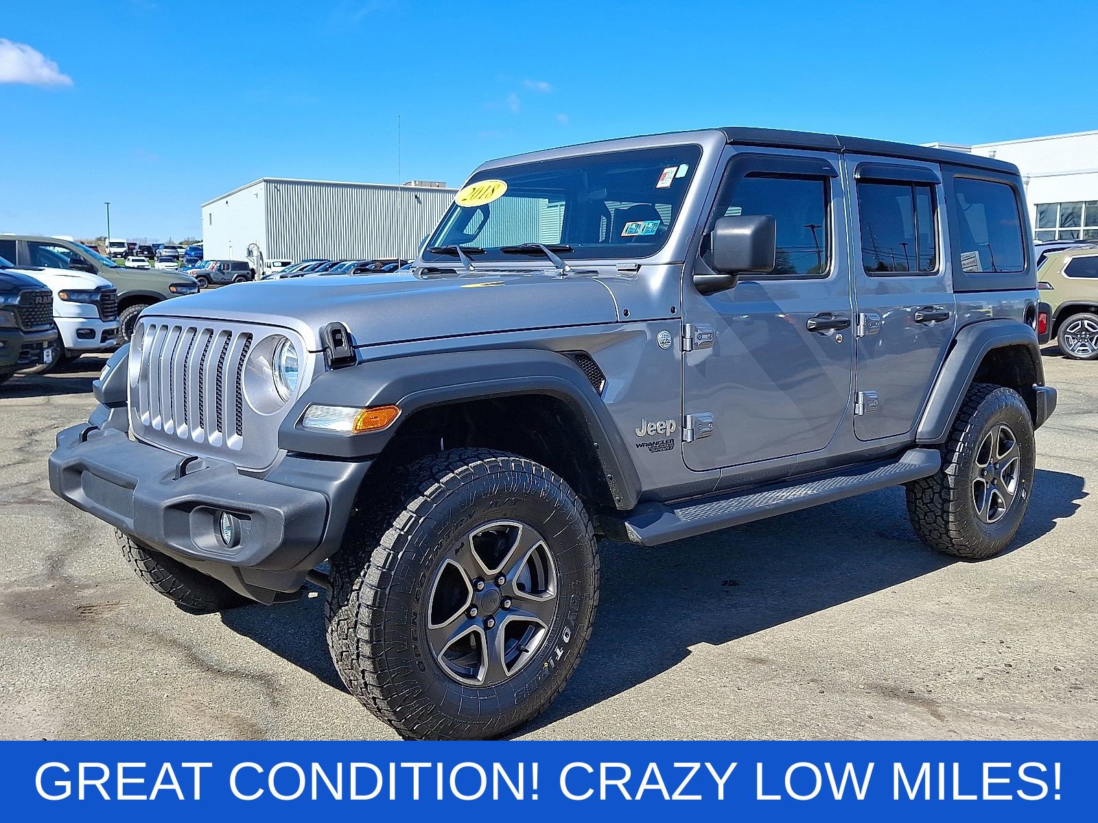 Used 2018 Jeep Wrangler Unlimited Sport S image 3