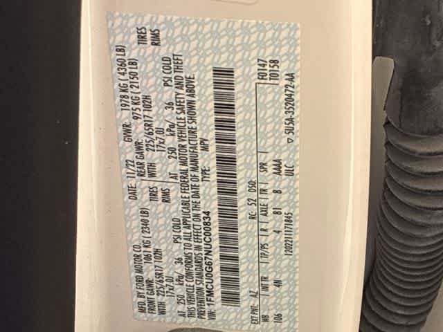 Used 2022 Ford Escape SE w/ Convenience Package FWD image 37