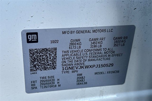 Used 2023 Chevrolet Traverse RS w/ LPO, 'HIT The Road' Package image 41