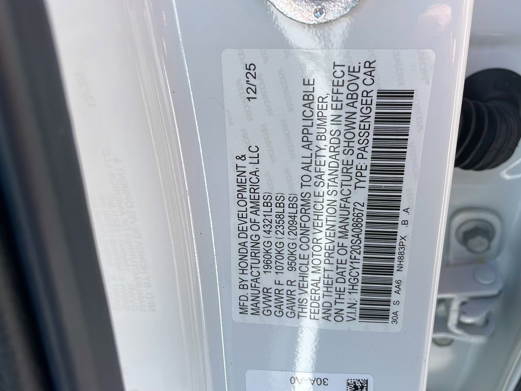 New 2025 Honda Accord LX image 20