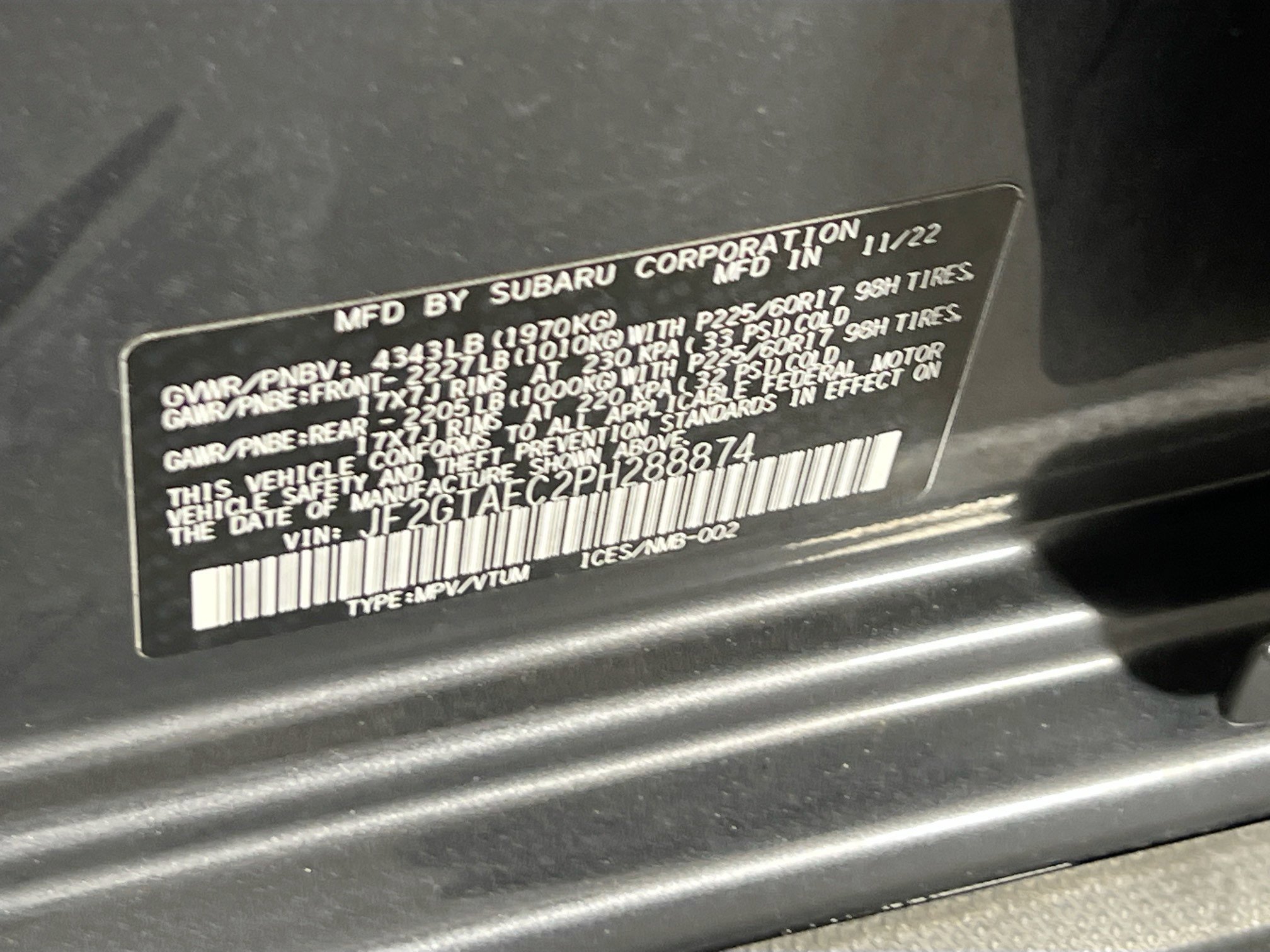 Used 2023 Subaru Crosstrek 2.0i Premium AWD/4WD image 31