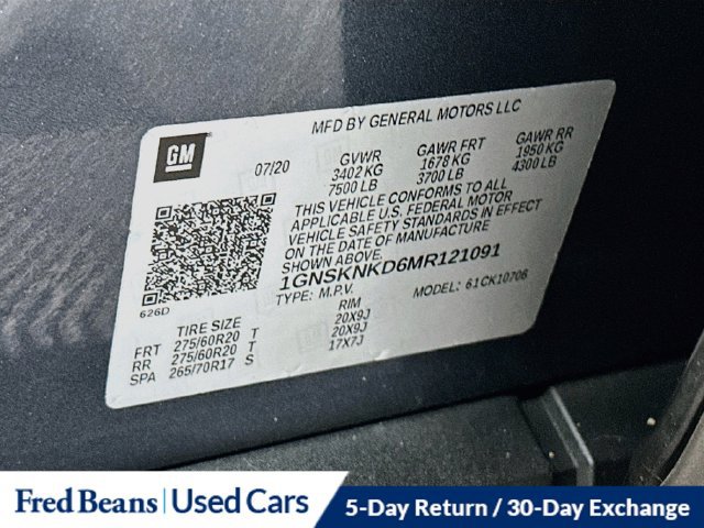 Used 2021 Chevrolet Tahoe LT w/ LT Signature Package AWD/4WD image 41