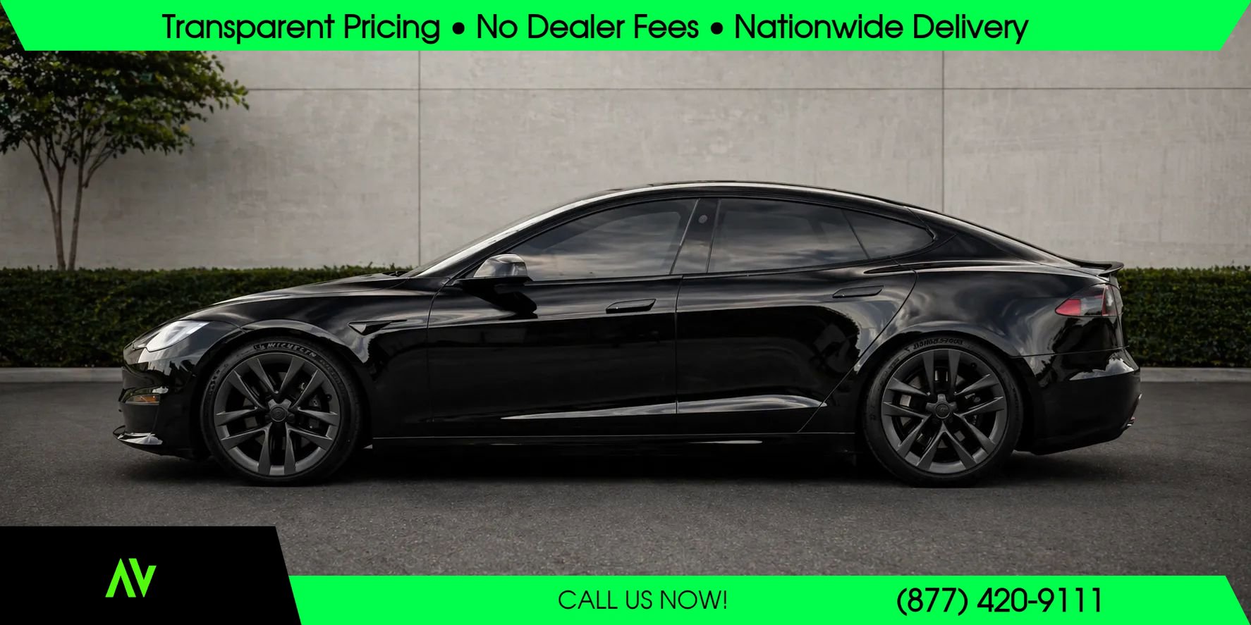 Used 2021 Tesla Model S Plaid AWD/4WD image 3