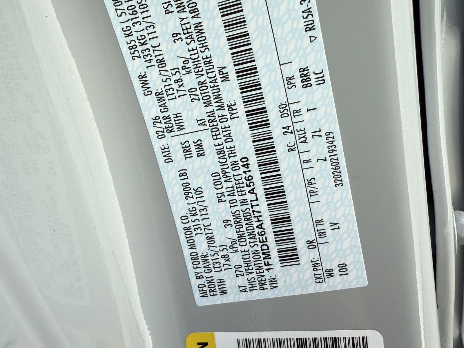 New 2026 Ford Bronco 2-Door w/ Sasquatch Package image 27