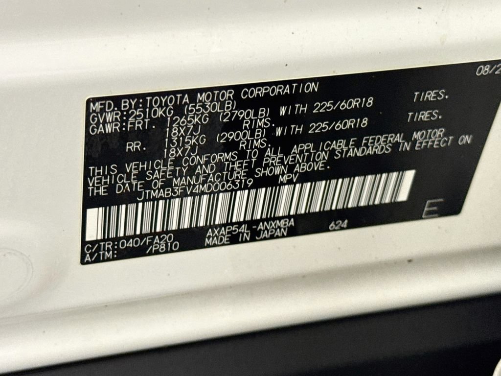Certified 2021 Toyota RAV4 SE w/ Weather & Moonroof Package AWD/4WD image 33
