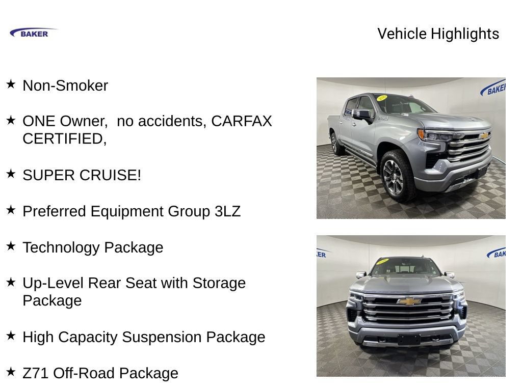 Certified 2026 Chevrolet Silverado 1500 High Country w/ Technology Package AWD/4WD image 4