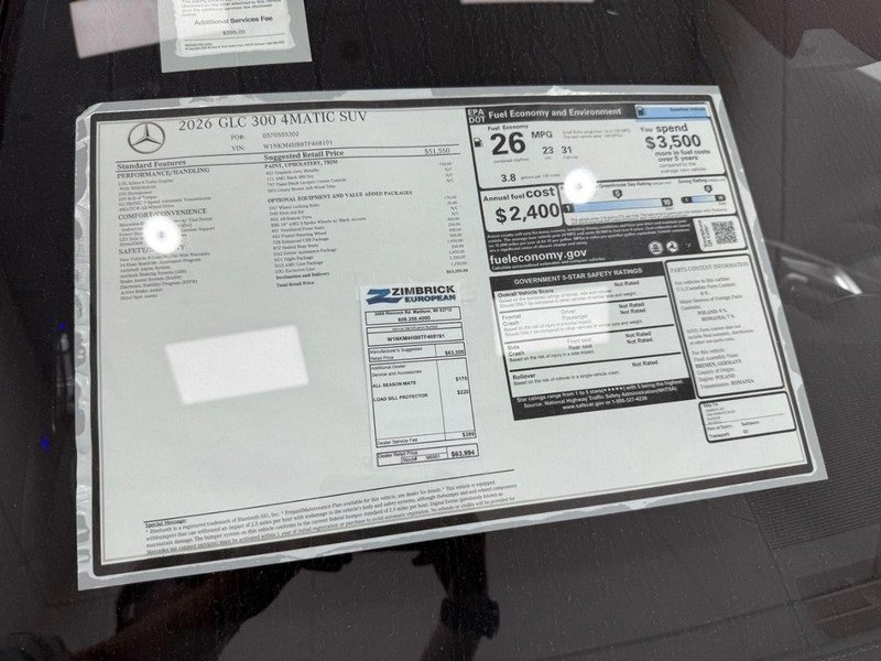 New 2026 Mercedes-Benz GLC 300 4MATIC image 4