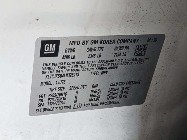 Used 2020 Chevrolet Trax LS w/ Tint and Cruise Package FWD image 21