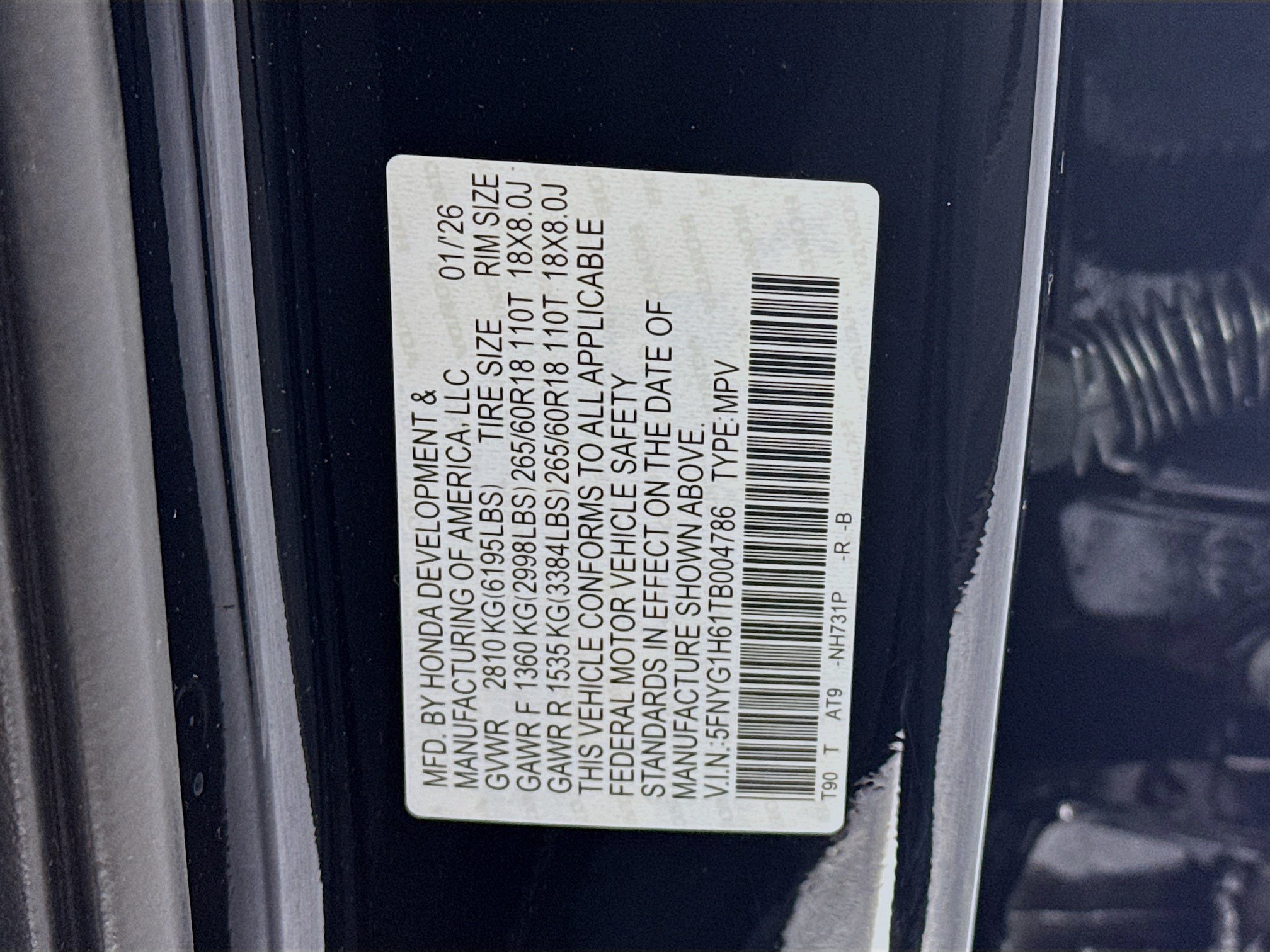 New 2026 Honda Pilot TrailSport image 34