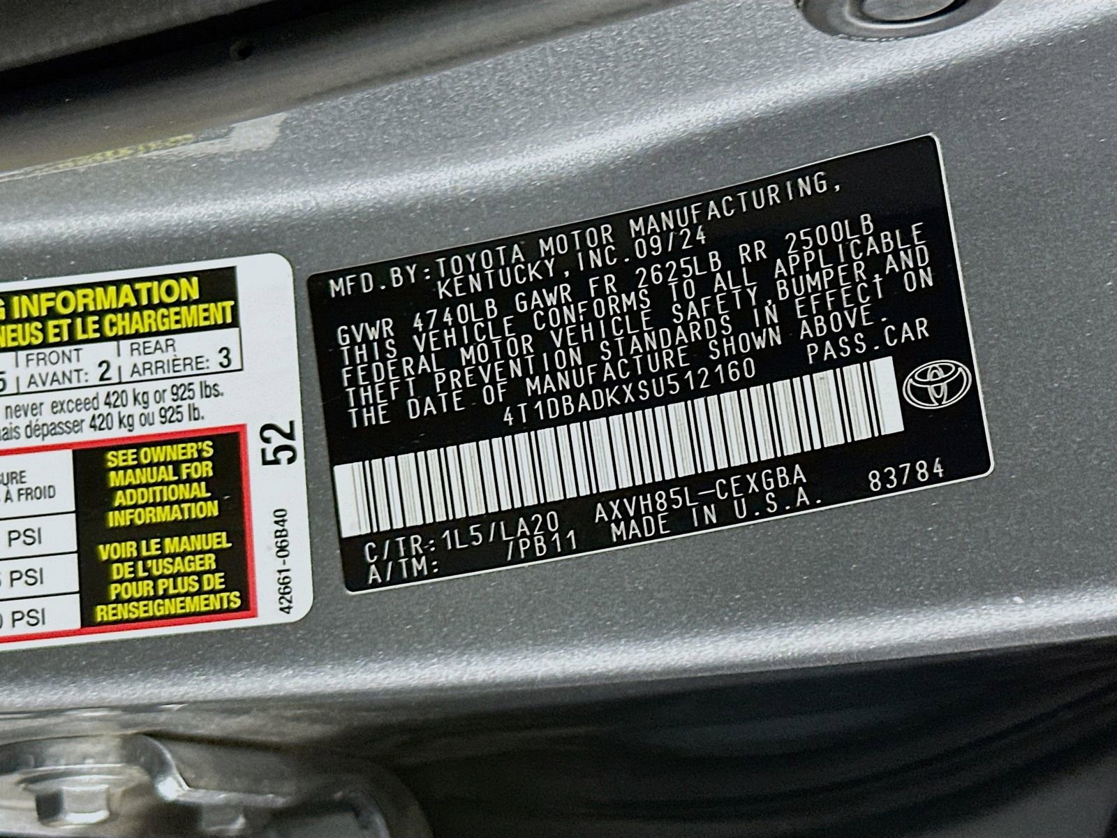 Certified 2025 Toyota Camry XLE image 33