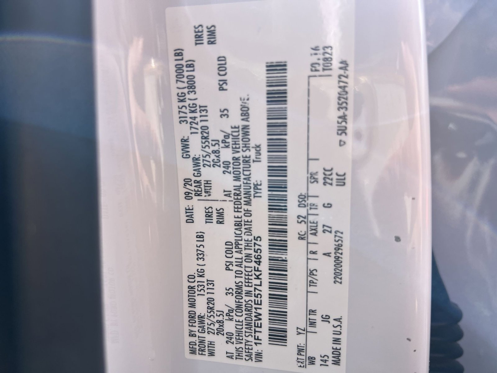 Used 2020 Ford F150 XL w/ Equipment Group 101A Mid image 28