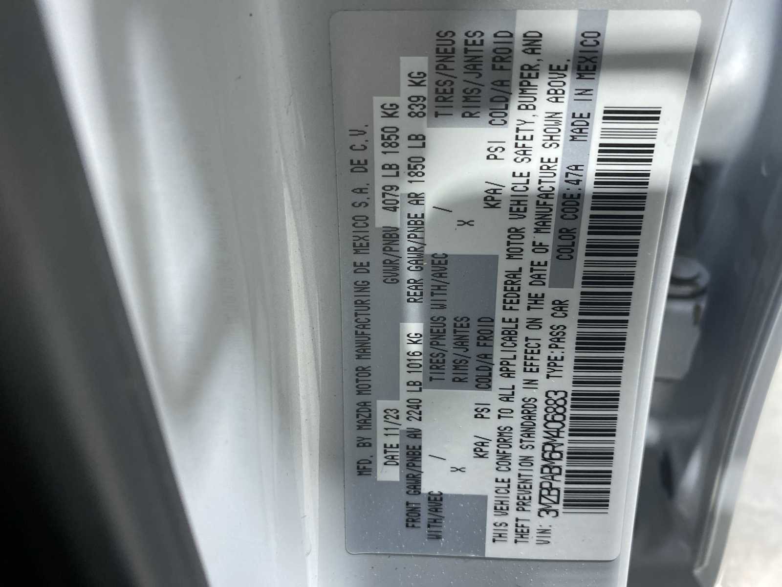 Used 2024 MAZDA MAZDA3 s FWD image 21
