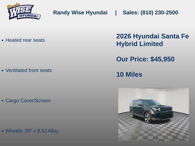 New 2026 Hyundai Santa Fe Limited AWD/4WD image 20