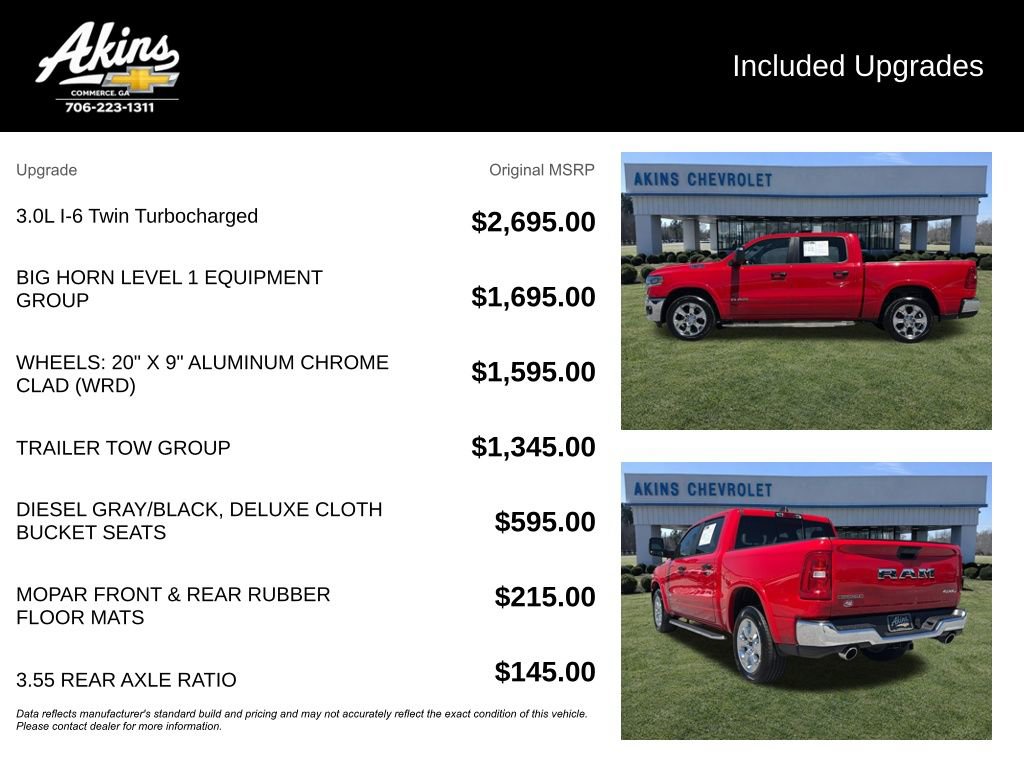 Used 2025 RAM 1500 Big Horn AWD/4WD image 5