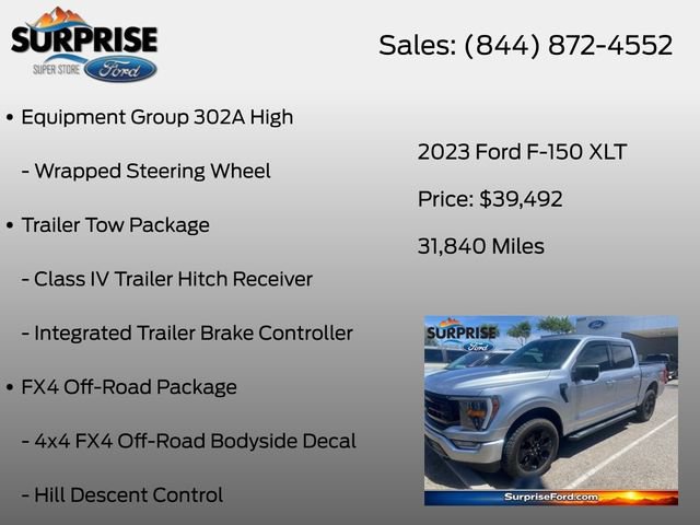 Used 2023 Ford F150 XLT w/ Equipment Group 302A High AWD/4WD image 20