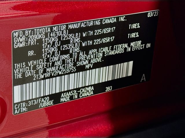 Used 2023 Toyota RAV4 XLE w/ Convenience Package FWD image 17