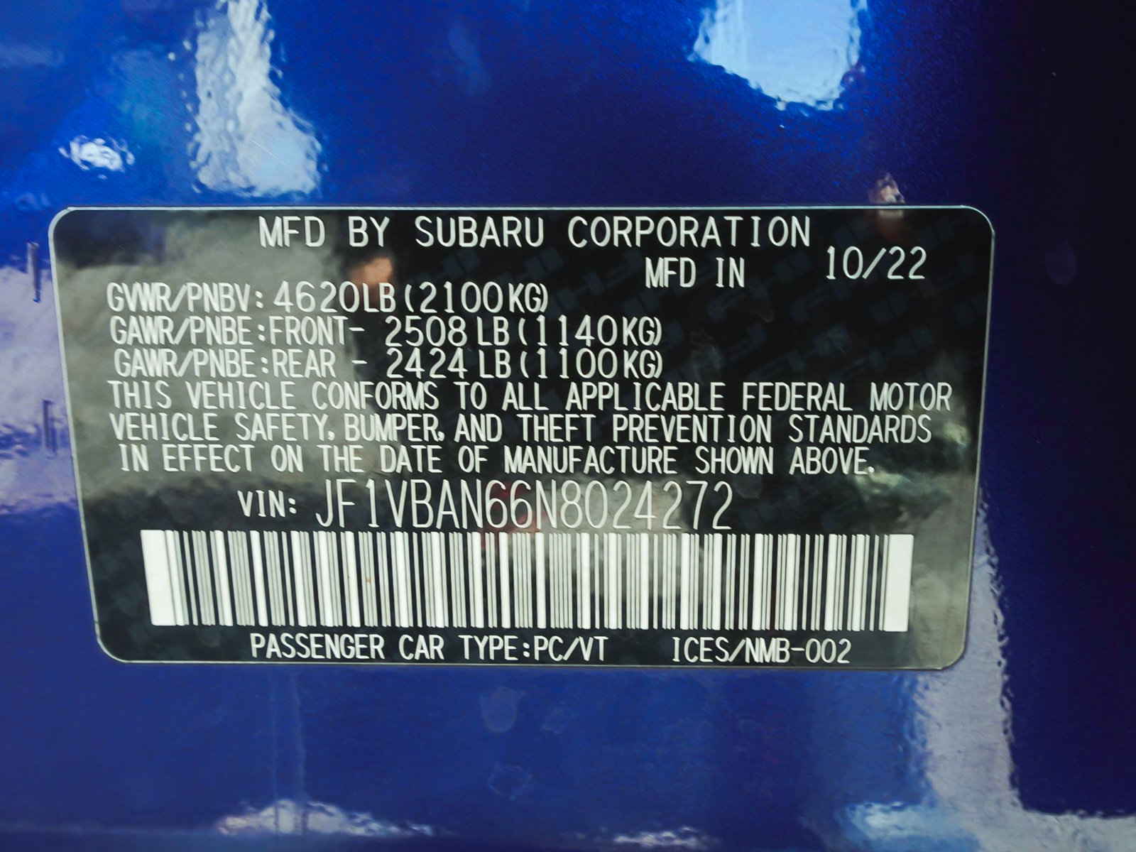Used 2022 Subaru WRX Limited AWD/4WD image 13