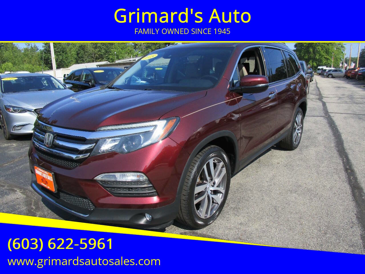 Used 2018 Honda Pilot Touring image 1