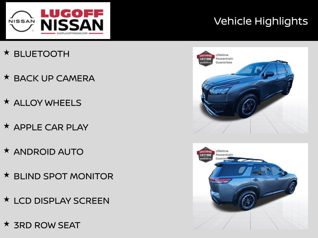 Certified 2025 Nissan Pathfinder Rock Creek AWD/4WD image 3