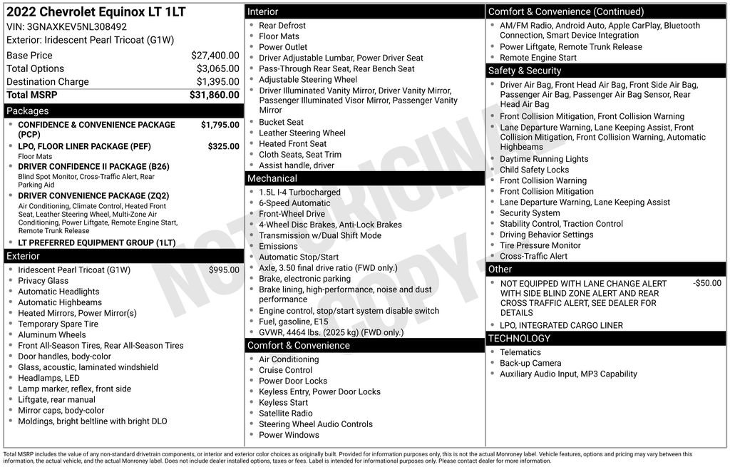Used 2022 Chevrolet Equinox LT image 5