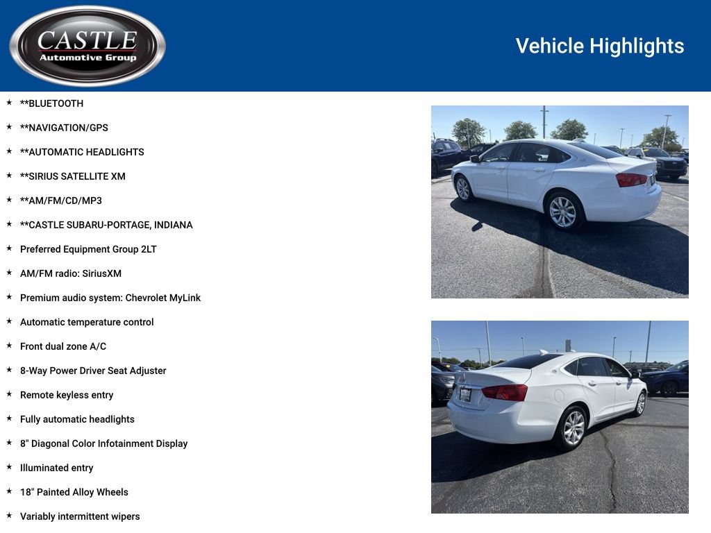 Used 2016 Chevrolet Impala LT FWD image 3
