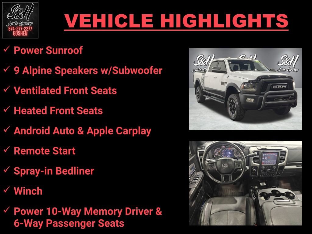 Used 2018 RAM 2500 Power Wagon w/ Leather & Luxury Group image 3