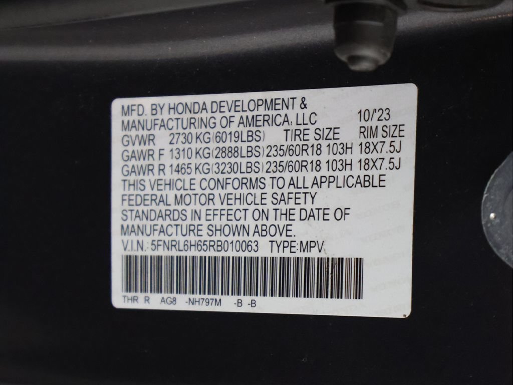 Used 2024 Honda Odyssey EX-L image 52
