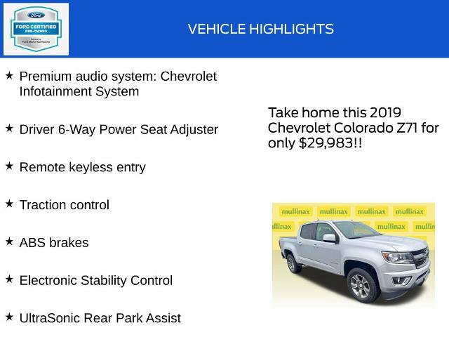 Used 2019 Chevrolet Colorado Z71 AWD/4WD image 18