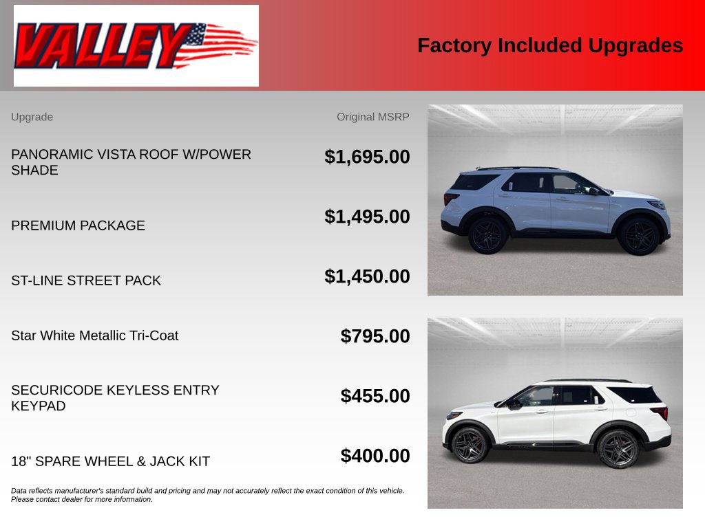 New 2027 Ford Explorer ST-Line w/ Premium Package AWD/4WD image 4