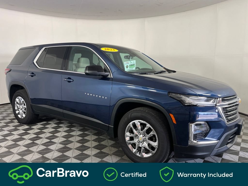 Certified 2023 Chevrolet Traverse LS AWD/4WD image 1