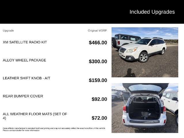 Used 2014 Subaru Outback 2.5i w/ Alloy Wheel Package AWD/4WD image 5