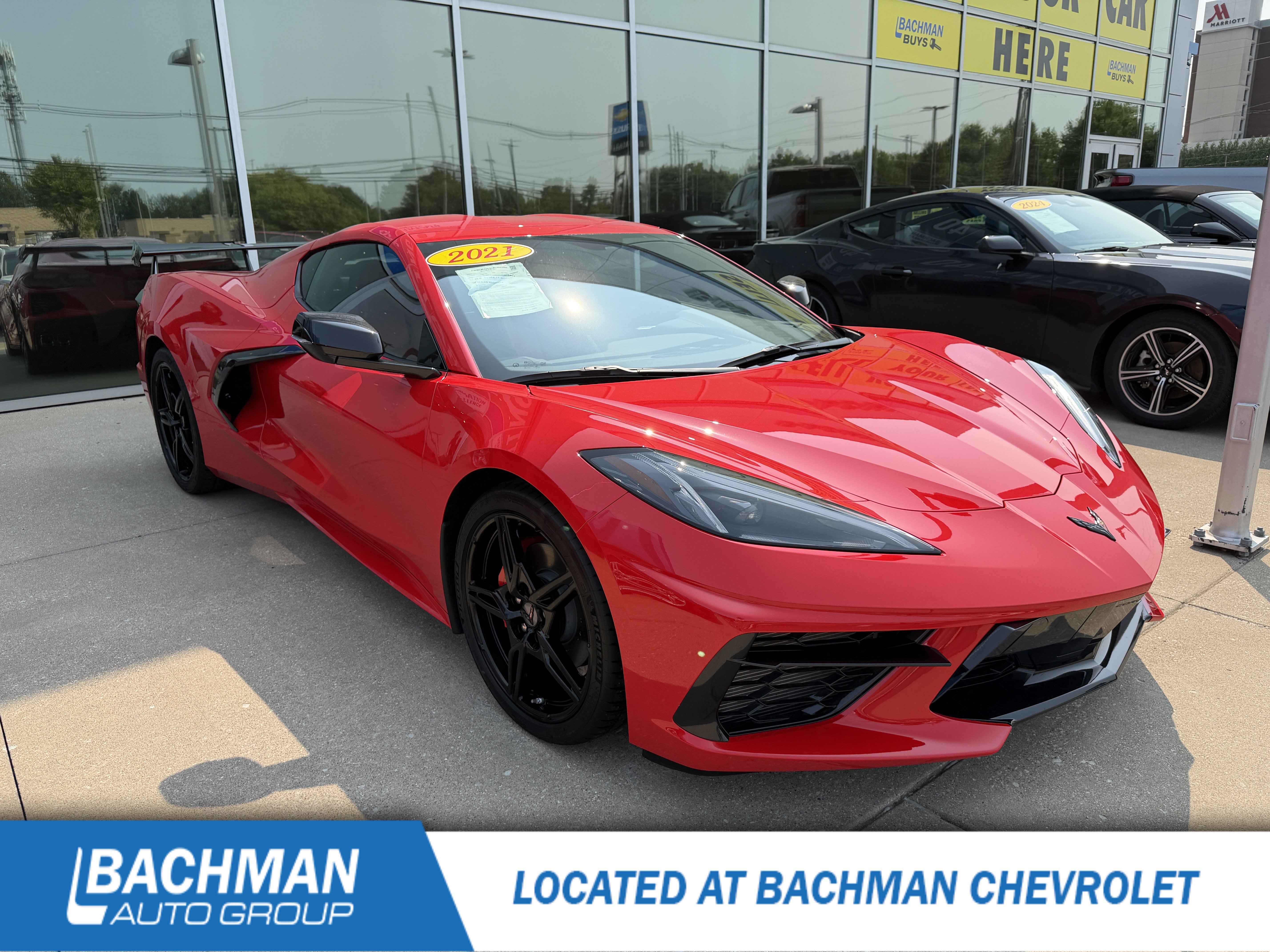 Used 2021 Chevrolet Corvette Stingray Coupe w/ Battery Protection Package RWD image 1