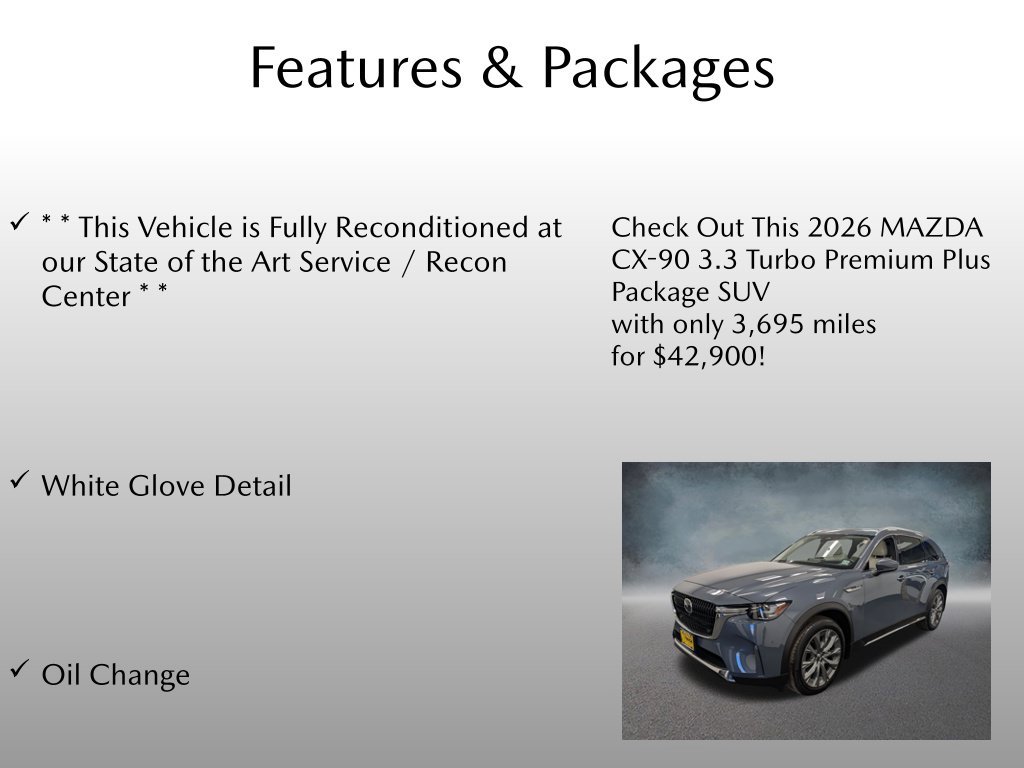 Used 2026 MAZDA CX-90 3.3 Turbo w/ Premium Plus Pkg AWD/4WD image 4