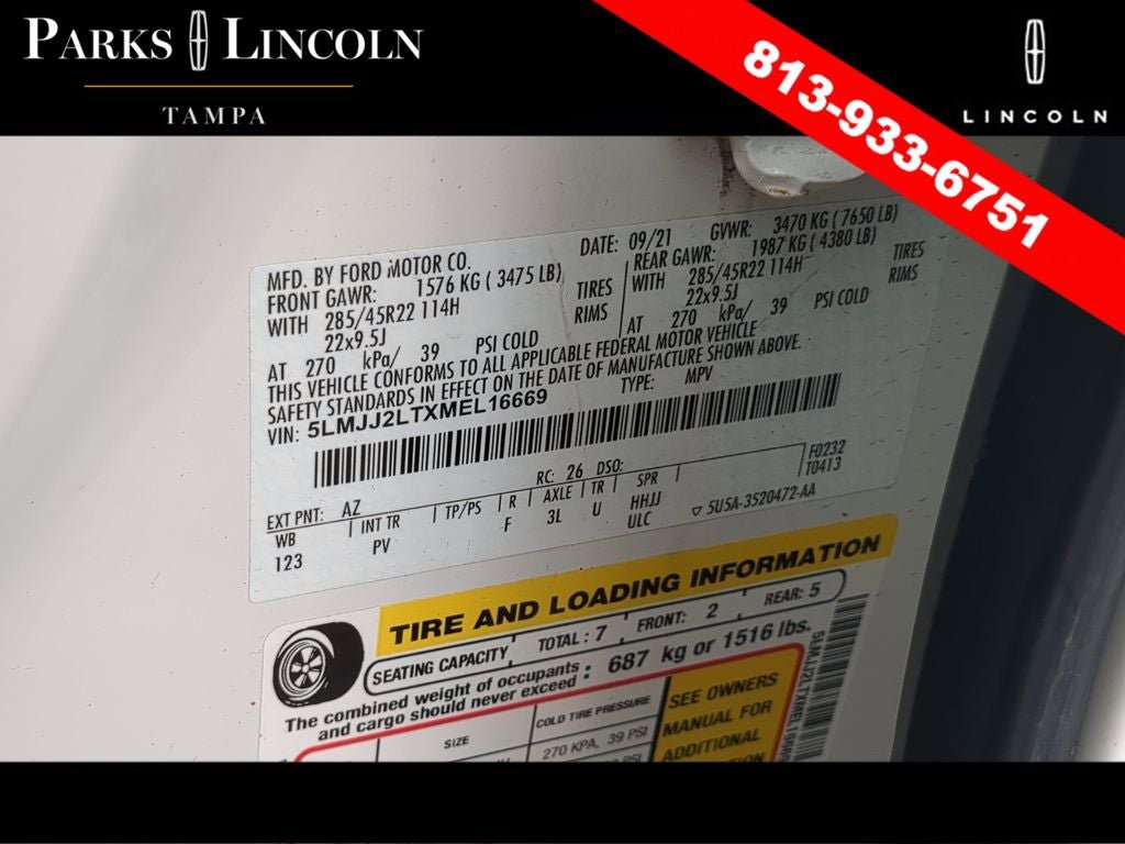 Used 2021 Lincoln Navigator Reserve w/ Luxury Package AWD/4WD image 37