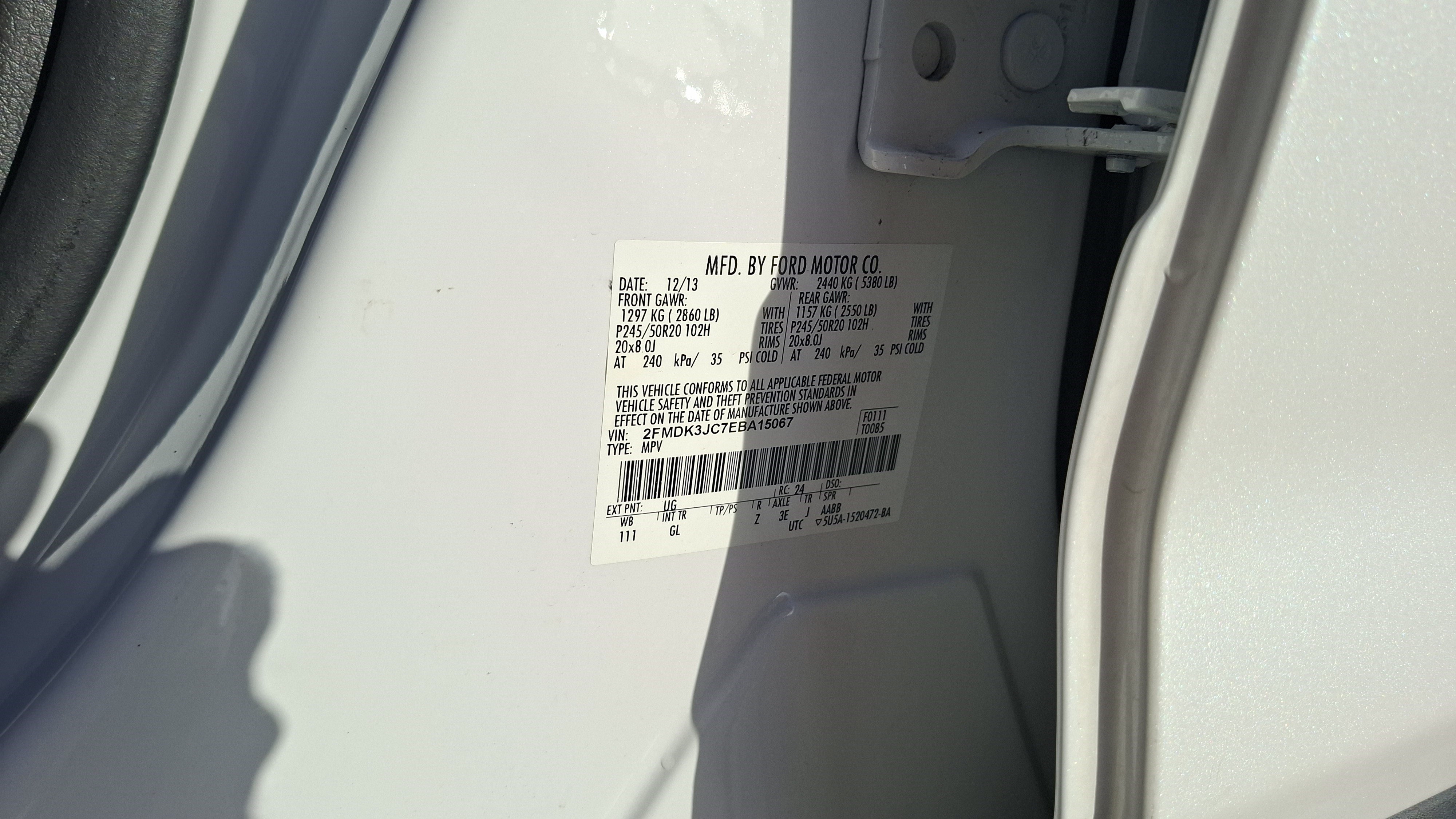 Used 2014 Ford Edge SEL w/ Equipment Group 205A FWD image 26