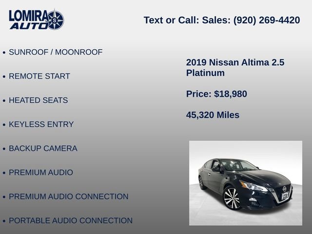 Used 2019 Nissan Altima 2.5 Platinum AWD/4WD image 14