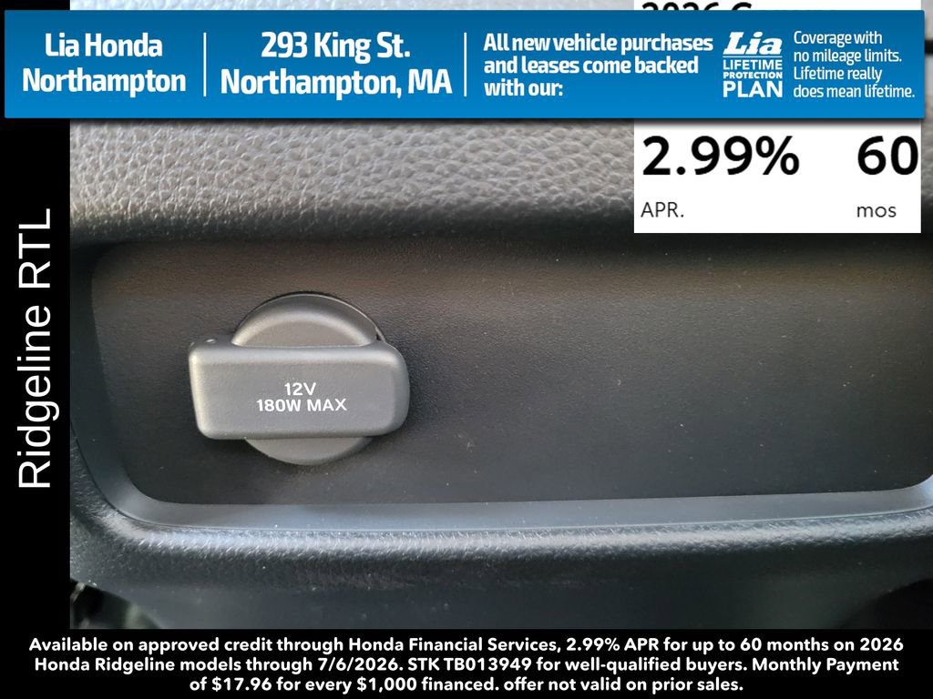 New 2026 Honda Ridgeline RTL image 31