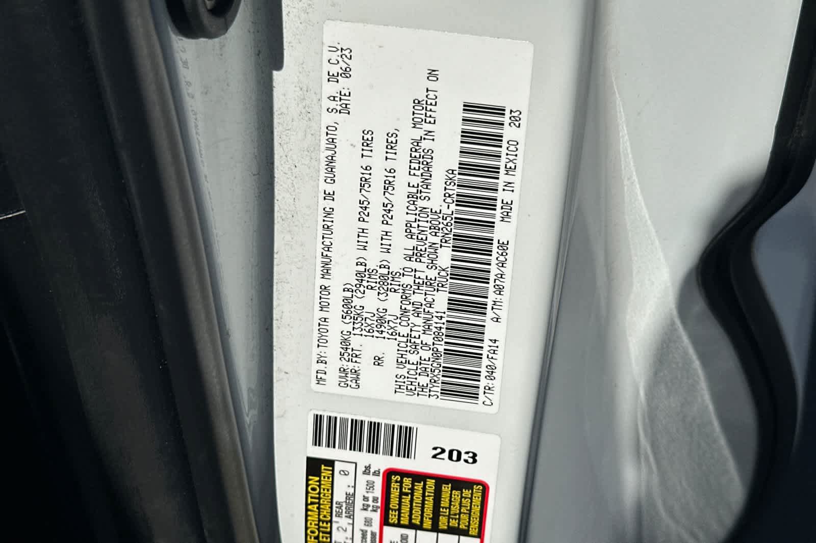 Used 2023 Toyota Tacoma SR RWD image 26