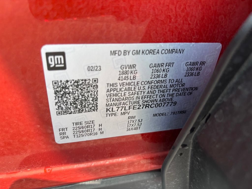 Used 2024 Chevrolet Trax LS w/ LS Convenience Package FWD image 14