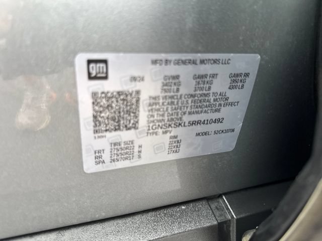Used 2024 Chevrolet Tahoe Premier w/ Premium Package AWD/4WD image 30