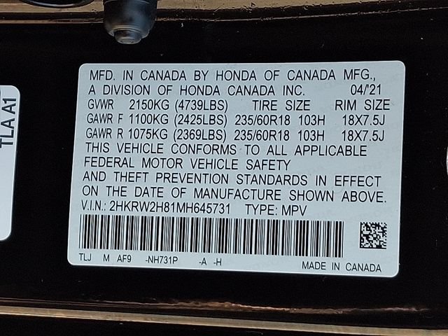 Used 2021 Honda CR-V EX-L image 28