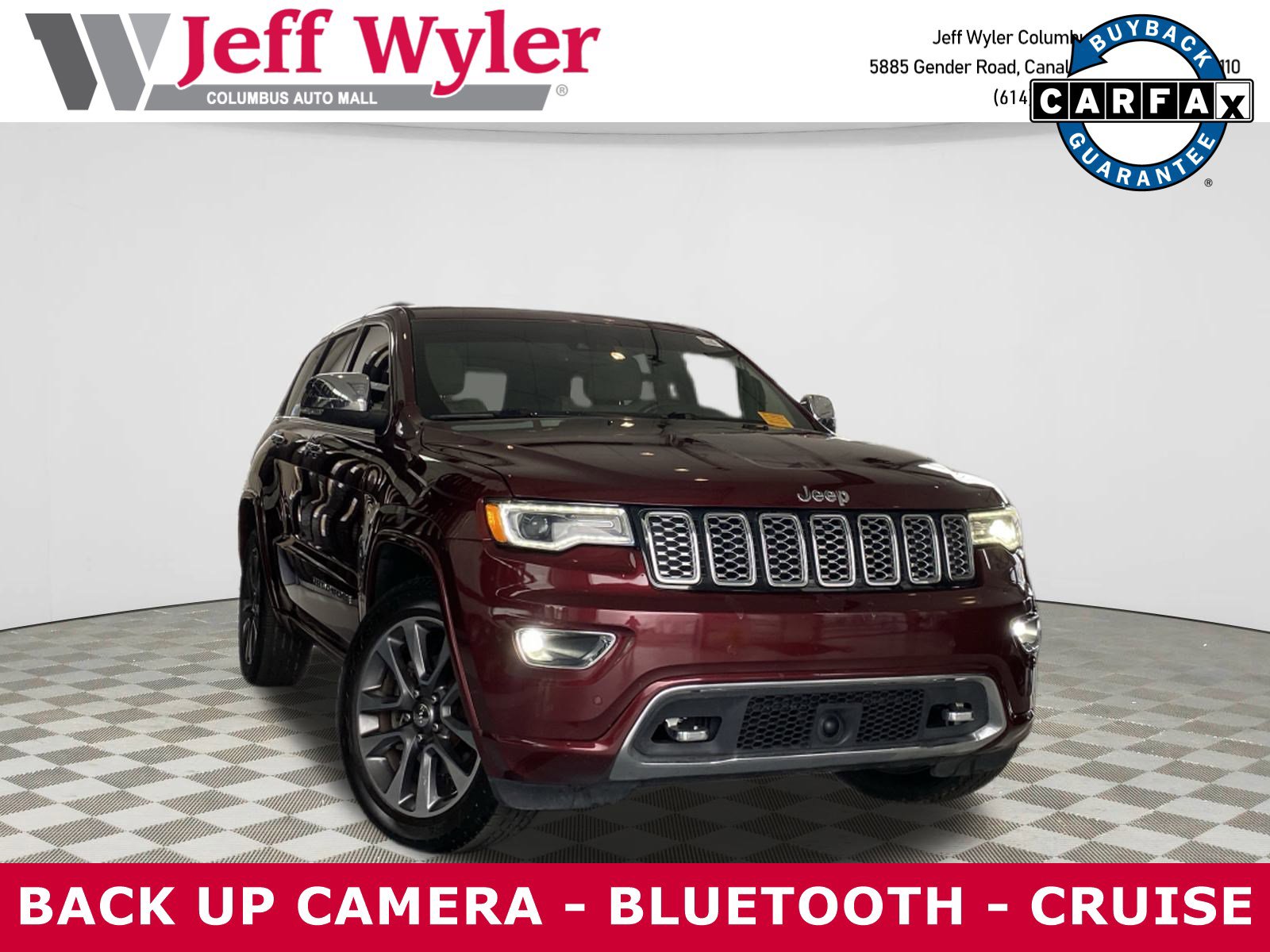 Used 2018 Jeep Grand Cherokee Overland image 1