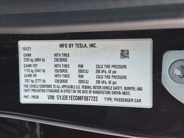 Used 2021 Tesla Model 3 Performance AWD/4WD image 16