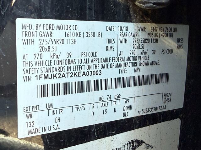 Used 2019 Ford Expedition Max Limited w/ Driver Assistance Package image 17